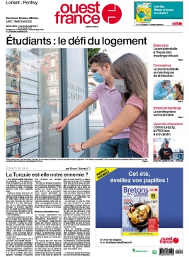 Ouest-France N°20200818 du 18 août 2020 à télécharger sur iPad