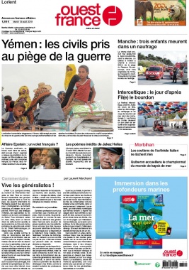 Ouest-France N°20190813 du 13 août 2019 à télécharger sur iPad