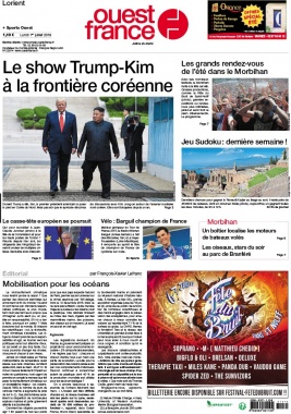 Ouest-France N°20190701 du 01 juillet 2019 à télécharger sur iPad