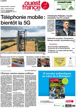 Ouest-France N°20190529 du 29 mai 2019 à télécharger sur iPad