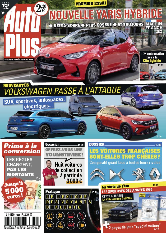 Auto Plus 07 août 2020 Auto Plus N°1666 du 07 août 2020 à télécharger sur iPad