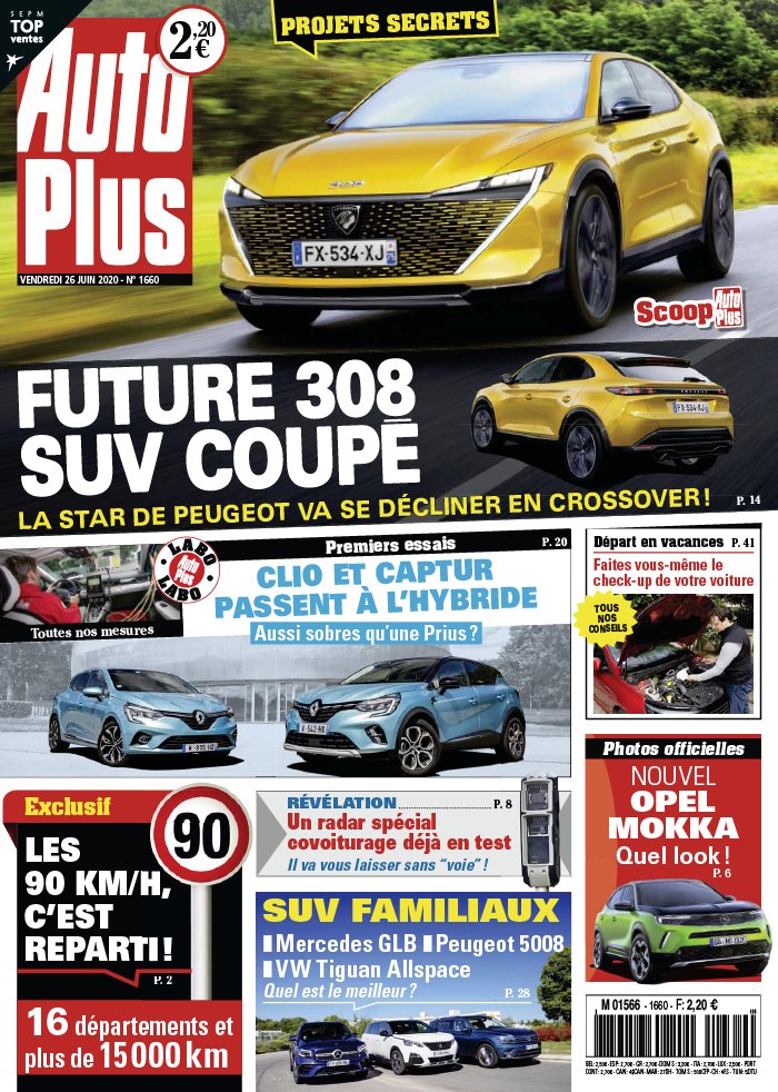 Auto Plus 26 juin 2020 Auto Plus N°1660 du 26 juin 2020 à télécharger sur iPad