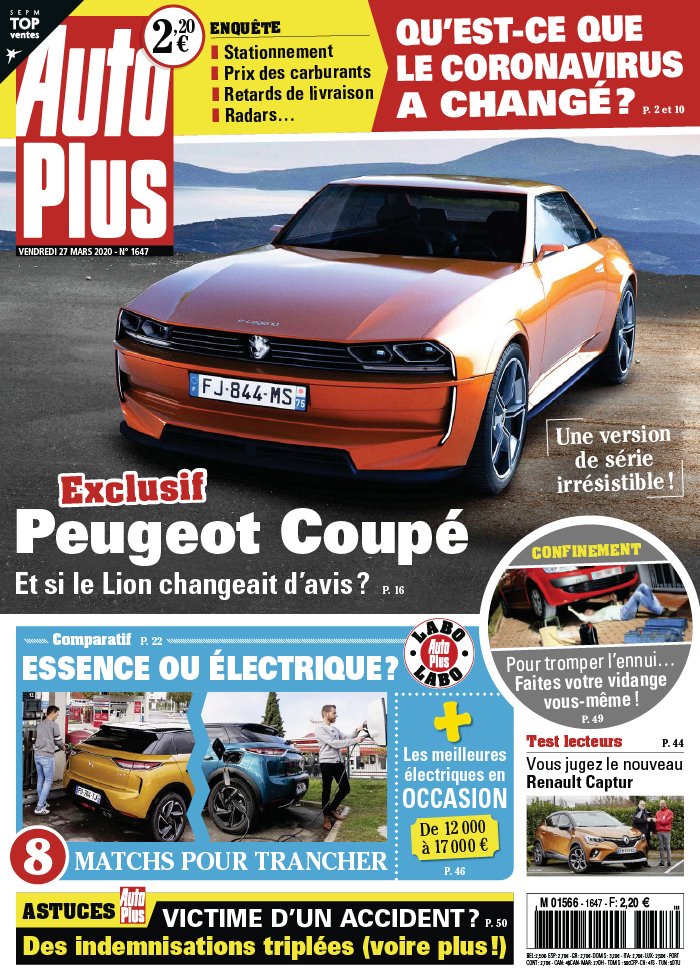 Auto Plus 27 mars 2020 Abonnement Auto Plus Pas Cher avec le BOUQUET ePresse.fr