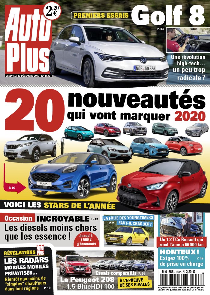 Auto Plus 13 décembre 2019 Auto Plus N°1632 du 13 décembre 2019 à télécharger sur iPad