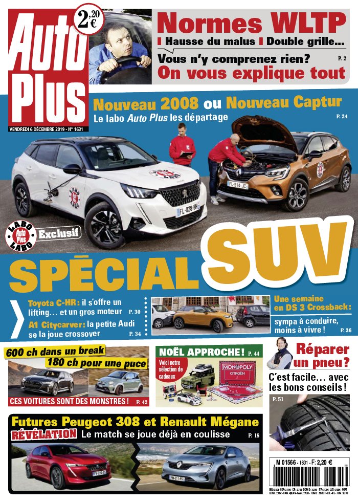 Auto Plus 06 décembre 2019 Auto Plus N°1631 du 06 décembre 2019 à télécharger sur iPad