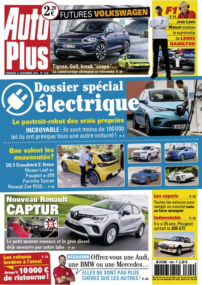 Auto Plus 22 novembre 2019 Abonnement Auto Plus Pas Cher avec le BOUQUET ePresse.fr