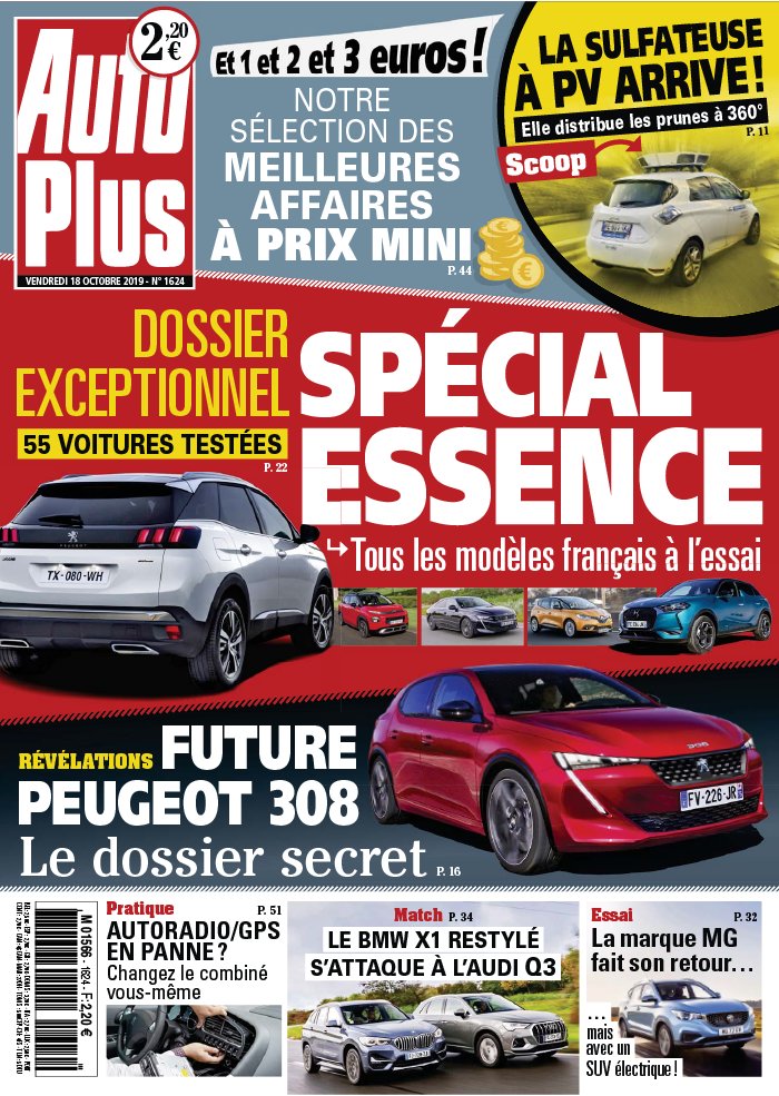 Auto Plus 18 octobre 2019 Abonnement Auto Plus Pas Cher avec le BOUQUET ePresse.fr