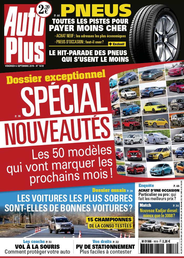 Auto Plus 06 septembre 2019 Auto Plus N°1618 du 06 septembre 2019 à télécharger sur iPad