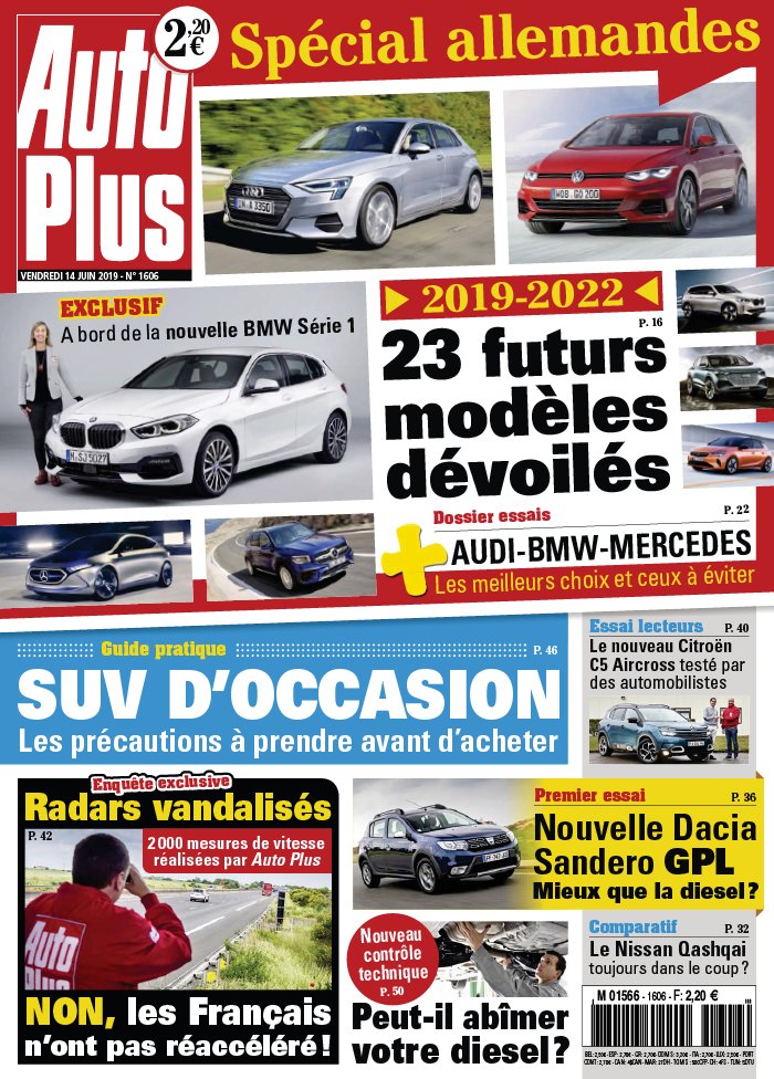 Auto Plus 14 juin 2019 Auto Plus N°1606 du 14 juin 2019 à télécharger sur iPad