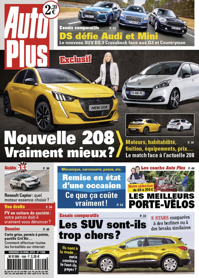 Auto Plus 26 avril 2019 Auto Plus N°1599 du 26 avril 2019 à télécharger sur iPad