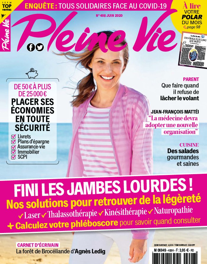 Pleine Vie 07 mai 2020 Abonnement Pleine Vie Pas Cher avec le BOUQUET ePresse.fr