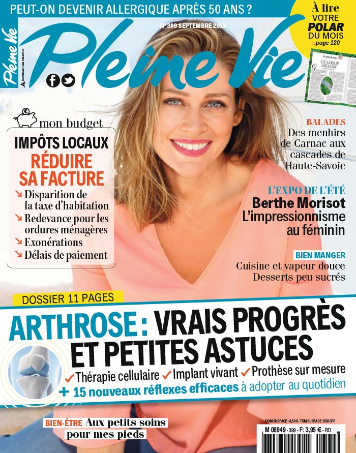 Pleine Vie 09 août 2019 Abonnement Pleine Vie Pas Cher avec le BOUQUET ePresse.fr