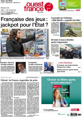 Ouest-France N°20191107 du 07 novembre 2019 à télécharger sur iPad
