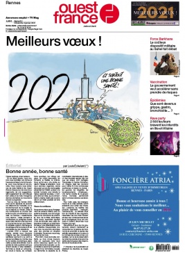 Ouest-France N°20210102 du 02 janvier 2021 à télécharger sur iPad