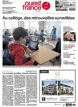 Ouest-France N°20200519 du 19 mai 2020 à télécharger sur iPad