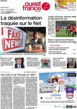 Ouest-France N°20191024 du 24 octobre 2019 à télécharger sur iPad