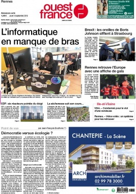 Ouest-France N°20190919 du 19 septembre 2019 à télécharger sur iPad