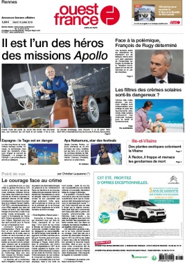 Ouest-France N°20190716 du 16 juillet 2019 à télécharger sur iPad