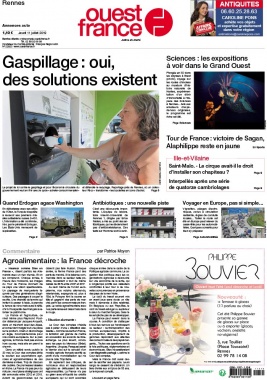 Ouest-France N°20190711 du 11 juillet 2019 à télécharger sur iPad