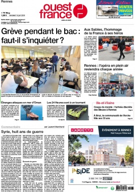 Ouest-France N°20190614 du 14 juin 2019 à télécharger sur iPad