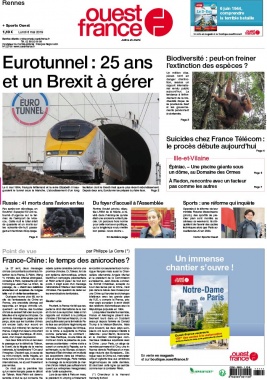 Ouest-France N°20190507 du 07 mai 2019 à télécharger sur iPad