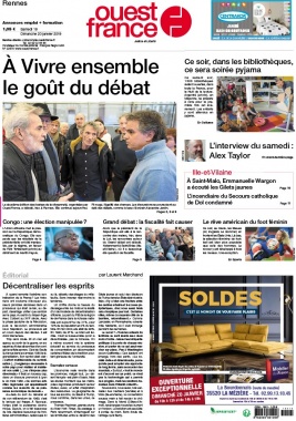 Ouest-France N°20190119 du 19 janvier 2019 à télécharger sur iPad