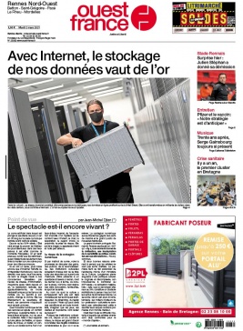 Ouest-France 02 mars 2021 Ouest-France N°20210302 du 02 mars 2021 à télécharger sur iPad