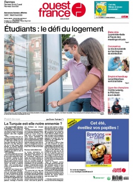 Ouest-France 18 août 2020 Ouest-France N°20200818 du 18 août 2020 à télécharger sur iPad