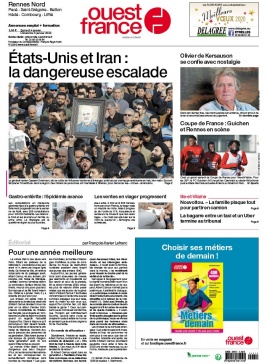 Ouest-France N°20200104 du 04 janvier 2020 à télécharger sur iPad