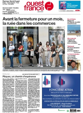 Ouest-France 03 avril 2021 Ouest-France N°20210403 du 03 avril 2021 à télécharger sur iPad