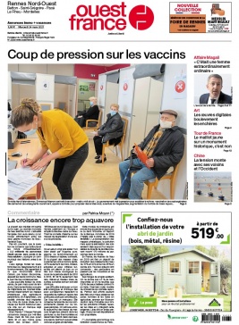 Ouest-France 24 mars 2021 Ouest-France N°20210324 du 24 mars 2021 à télécharger sur iPad