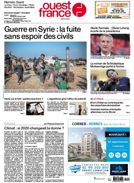 Ouest-France 08 février 2020 Ouest-France N°20200208 du 08 février 2020 à télécharger sur iPad