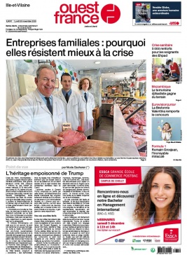 Ouest-France 30 novembre 2020 Ouest-France N°20201130 du 30 novembre 2020 à télécharger sur iPad