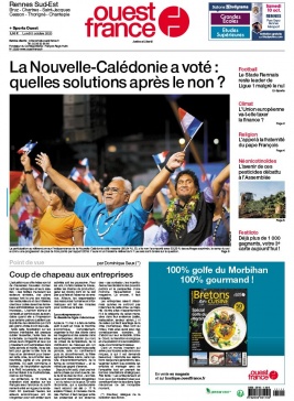 Ouest-France 05 octobre 2020 Ouest-France N°20201005 du 05 octobre 2020 à télécharger sur iPad