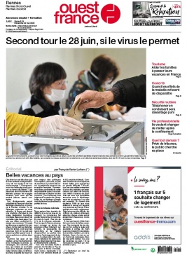 Ouest-France 23 mai 2020 Ouest-France N°20200523 du 23 mai 2020 à télécharger sur iPad