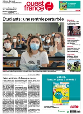 Ouest-France 15 septembre 2020 Ouest-France N°20200915 du 15 septembre 2020 à télécharger sur iPad