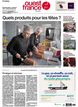 Ouest-France N°20201202 du 02 décembre 2020 à télécharger sur iPad