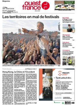 Ouest-France 14 août 2020 Ouest-France N°20200814 du 14 août 2020 à télécharger sur iPad