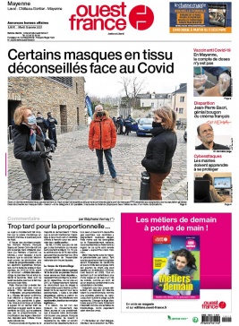 Lisez Ouest-France - Nord-Mayenne du 19 janvier 2021 sur ePresse.fr