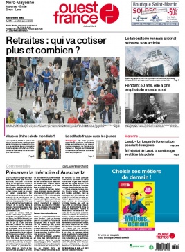 Ouest-France N°20200123 du 23 janvier 2020 à télécharger sur iPad