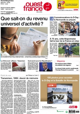 Ouest-France N°20190604 du 04 juin 2019 à télécharger sur iPad