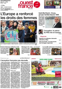 Ouest-France N°20190524 du 24 mai 2019 à télécharger sur iPad