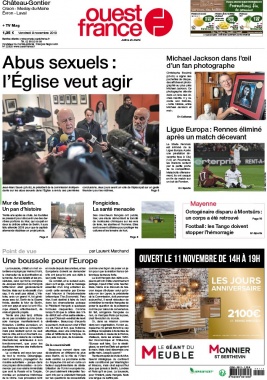 Ouest-France N°20191108 du 08 novembre 2019 à télécharger sur iPad