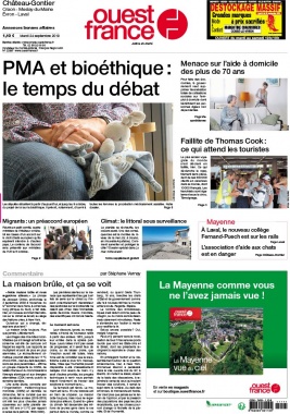 Ouest-France N°20190924 du 24 septembre 2019 à télécharger sur iPad