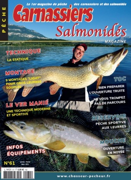 Carnassiers Salmonidés Magazine N°61 du 22 décembre 2020 à télécharger sur iPad