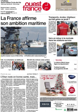 Ouest-France N°20191204 du 04 décembre 2019 à télécharger sur iPad