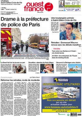 Ouest-France N°20191004 du 04 octobre 2019 à télécharger sur iPad