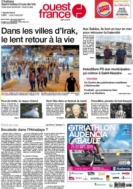 Ouest-France N°20190812 du 12 août 2019 à télécharger sur iPad