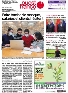 Ouest-France N°20220315 du 15 mars 2022 à télécharger sur iPad