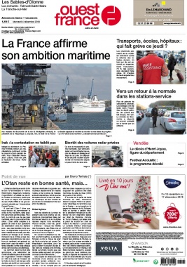 Ouest-France N°20191204 du 04 décembre 2019 à télécharger sur iPad